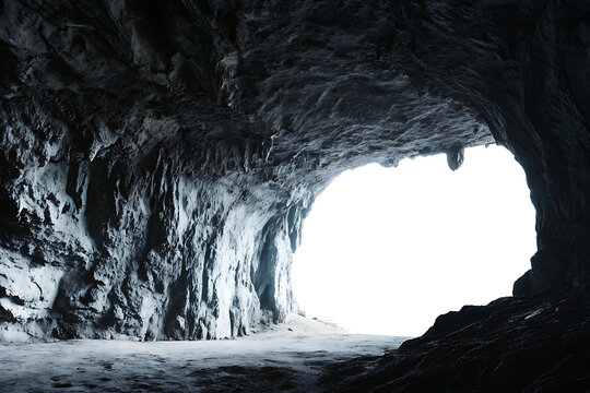 cavern isolated on white background ,PNG