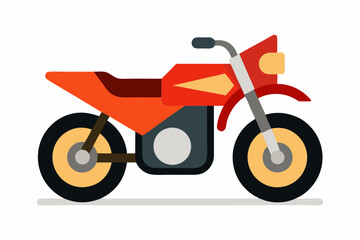 toy motorcycle vector illustration  on a white background