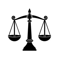 Scales Of Justice Silhouette