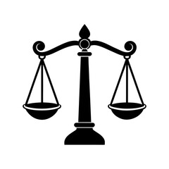 Scales Of Justice Silhouette