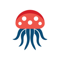 octopus and jellyfish