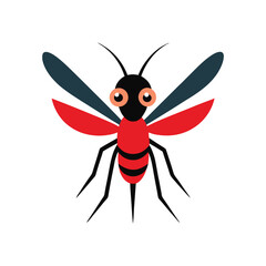 vector illustration of a mosquito
