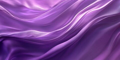Obraz premium Flowing iridescent purple fabric draped smoothly