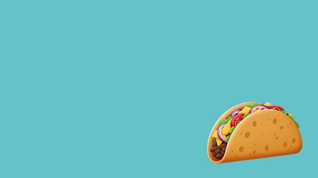 taco  animated illustration