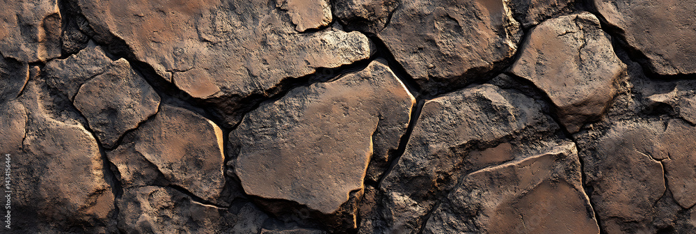 Poster generate an ultra-realistic background texture of rough sandstone with visible veins and small crack