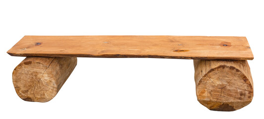  Park Bench Isolated on White