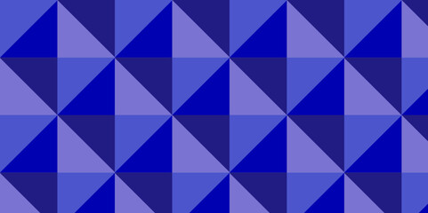 abstract geometric blue triangle square mosaic and tiles background.