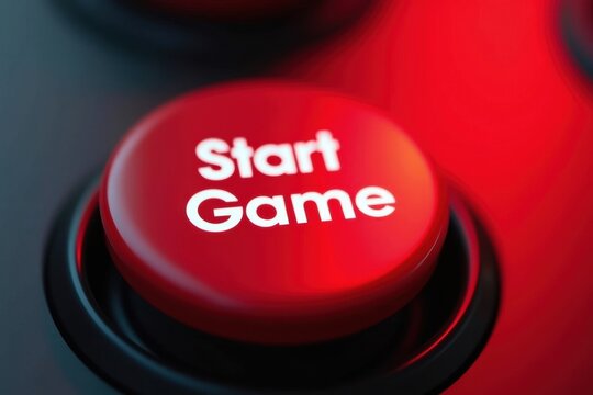 Start Game Button Close-Up