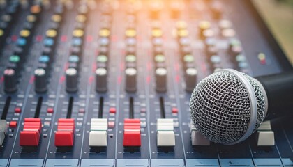 microphone on the microphone