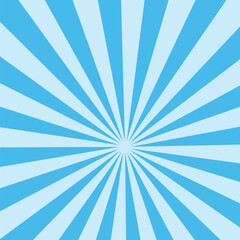 Obraz premium Abstract Blue Sun Ray Light Burst Background Design