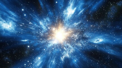 Fototapeta premium Cosmic Expansion and Stellar Birth