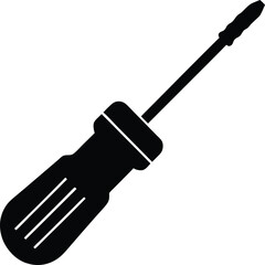 screwdriver silhouette vector illustration