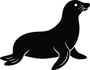 silhouette of a seal
