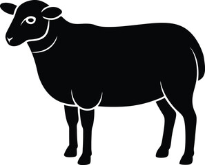 vector illustration of a sheep