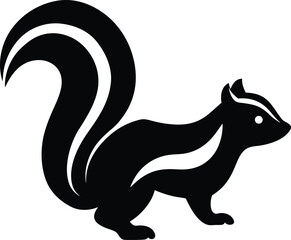 vector illustration of a black horse