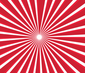 abstract red thin to thick sunrise line pattern suitable for background.