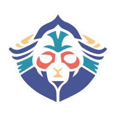 clown face vector illustration