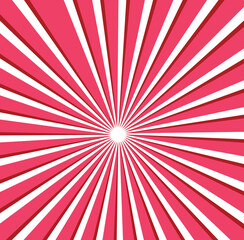 abstract red thin to thick sunrise line pattern suitable for background.