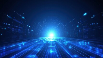 Futuristic Digital Highway