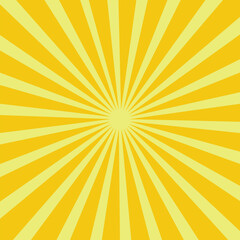 Sunburst Yellow and White Background