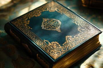 Fototapeta premium Quran. AI generated illustration.