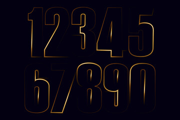 neon set numbers, Set of 3d render, numbers one glowing in the dark, pink blue neon light. Abstract cosmic vibrant color digit neon glow. Glowing neon lighting on dark background. Numbers futuristic 