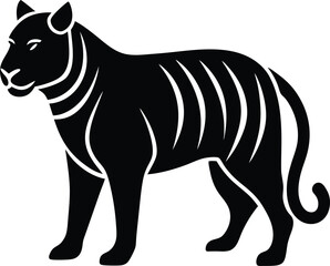 Tasmanian Tiger icon vector illustration