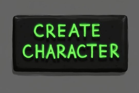 Character creation button