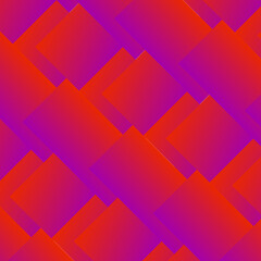 Seamless Abstract Geometric Pattern with Vibrant Gradient Squares