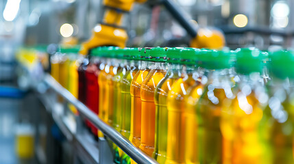 A robotic arm in a high tech factory, assembling components for robots used in autonomous virtual assistant production systems, AI-tech style