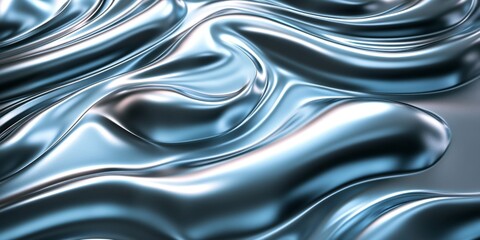 Stunning Abstract Blue Metallic Texture Background