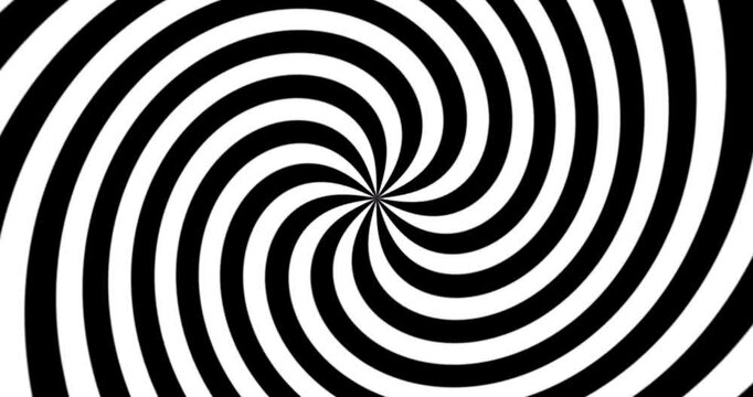 Hypnotic circles psychedelic. Loop