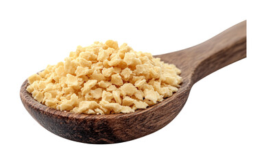 Dry yeast flakes kitchen counter food minimalist style isolated on transparent background