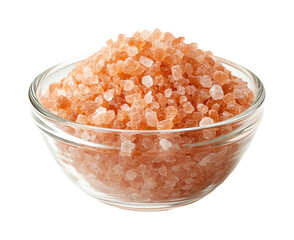Exploring himalayan pink salt culinary uses kitchen food natural light isolated on transparent...