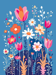 floral seamless pattern