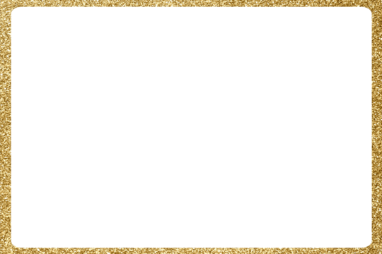 Golden frame border. Wedding invitation, birthday greeting and Christmas holiday celebration card realistic vector decoration or background. Luxury rectangle border, premium golden photo frame