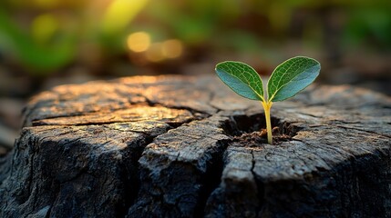 New life sprouting from old