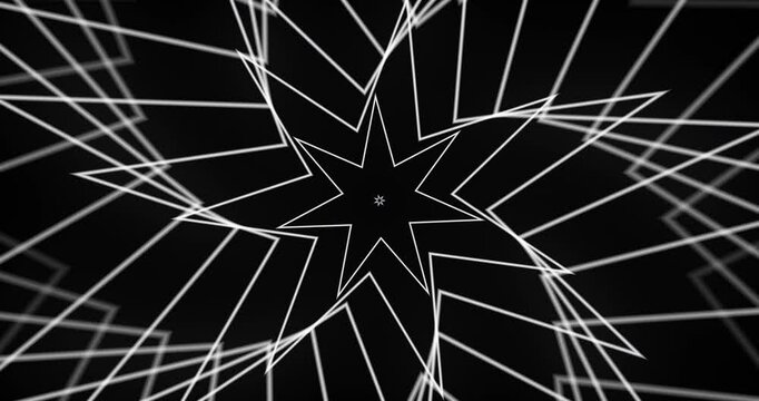Stars psychedelics Infinites. Loop