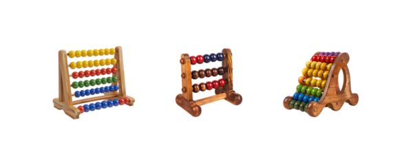Traditional Abacus Toy for Kids' Early Math Skills