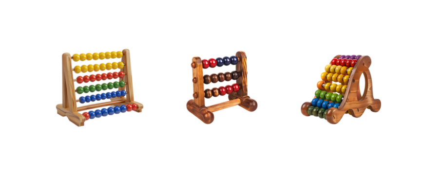 Traditional Abacus Toy for Kids' Early Math Skills
