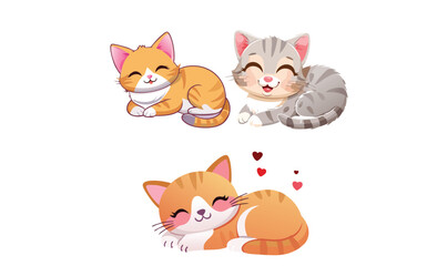 Cute Cat Vector Bundle for Designers