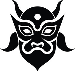  mask simple icon vector illustration