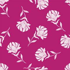 Beautiful Peonies. Seamless floral pattern. Flower Vintage background. Vector illustration. Gold foil and deep green. Template for textiles, wallpaper, paper.
