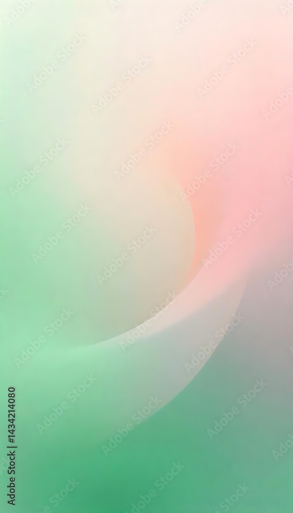 Poster generative ai abstract gradient background in shades of pink and green