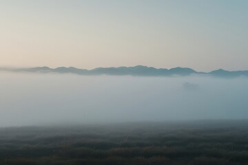Misty Mountain Landscape