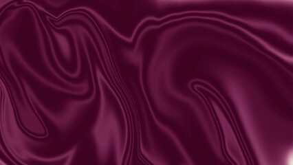 Fototapeta premium Pink liquid texture. Smooth elegant silk or satin luxury cloth texture. Abstract background with waves. 