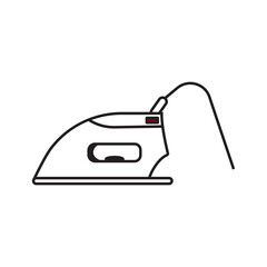 iron icon. Laundry item symbol. Flat design style 10 eps