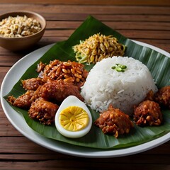 Traditional Indian Masala Dosa with Chutneys
