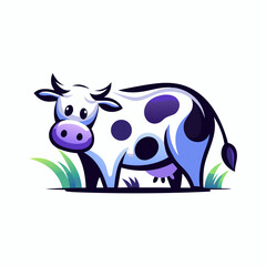 Obraz premium Mystic Neon animal image vector