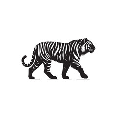 Obraz premium tiger vector illustration